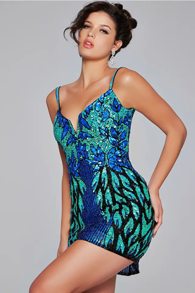 Jovani 39907 Women's Elegant Cocktail Dress for Parties, Weddings & Special Events | Formal Evening Gown with Flattering Fit