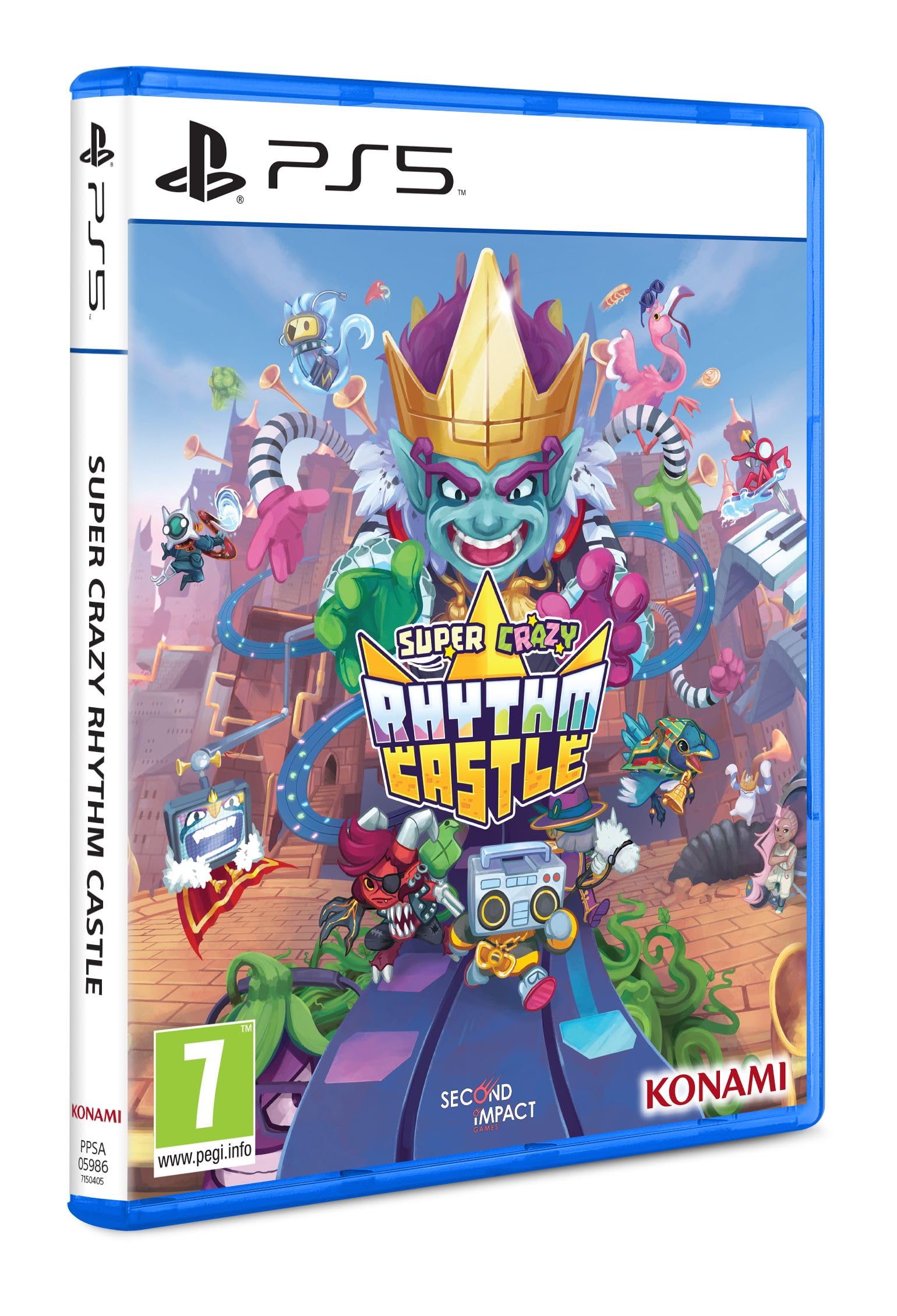 Super Crazy Rhythm Castle - PS5 Game | Fun Music & Adventure for All Ages | Perfect for Parties & Family Game Nights