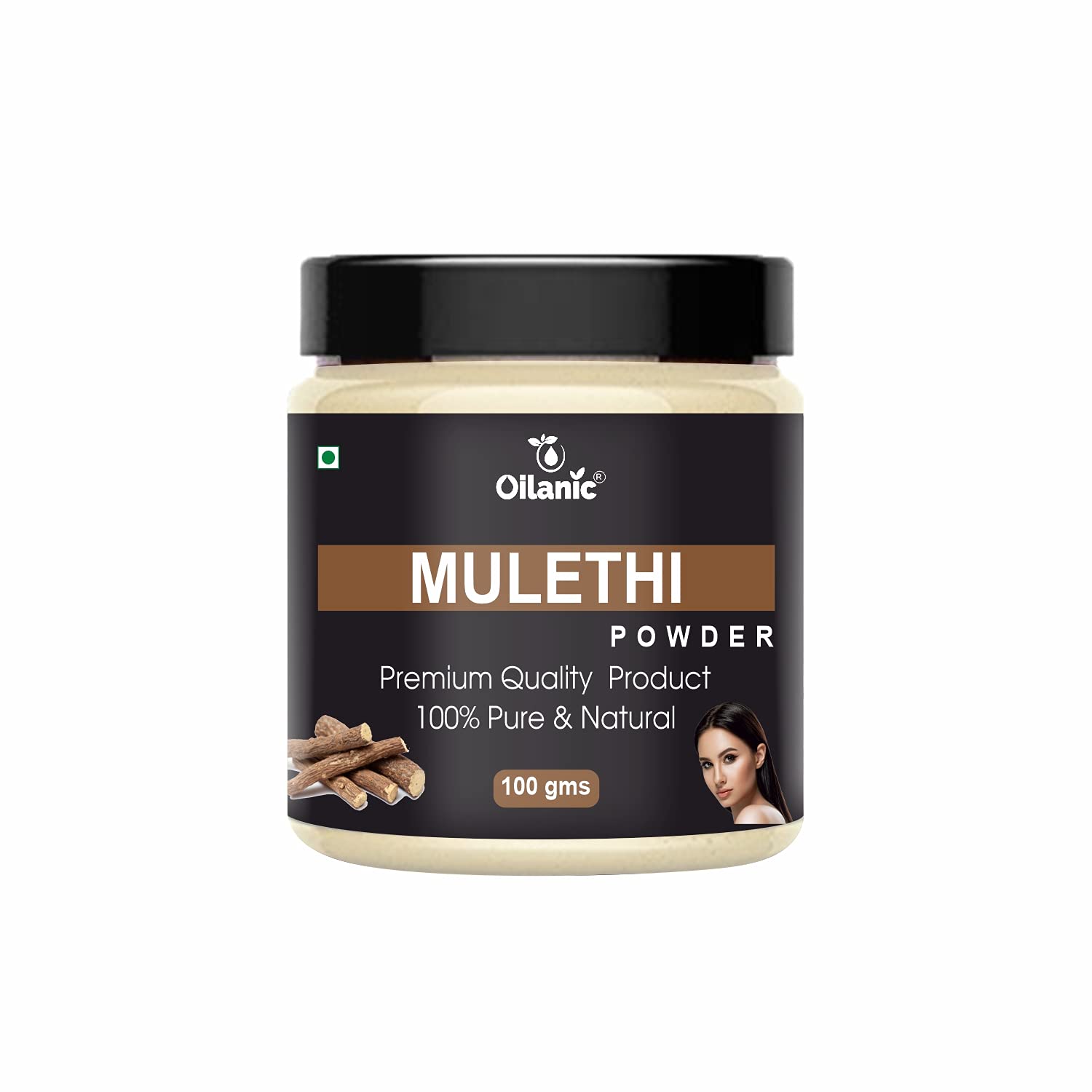 Oilanic 100% Pure Natural Licorice Root Powder (Mulethi) - Skin & Hair Care Combo Pack (2x200g) | Brightens Skin, Reduces Dark Spots & Promotes Hair Growth