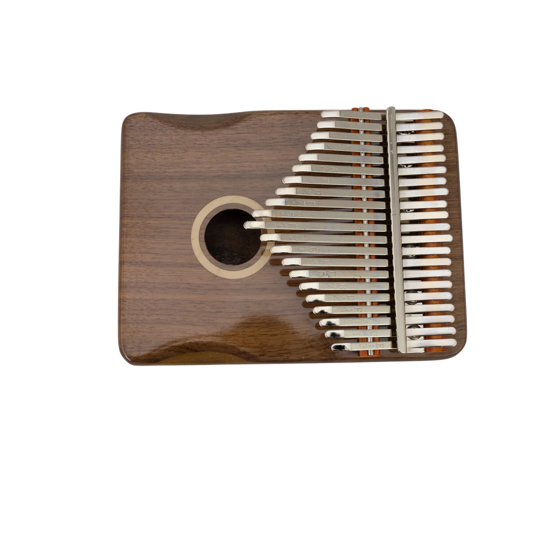 21 Key Kalimba Thumb Piano - Natural Rosewood Finish, Handcrafted Musical Instrument for Relaxation, Meditation & Music Therapy