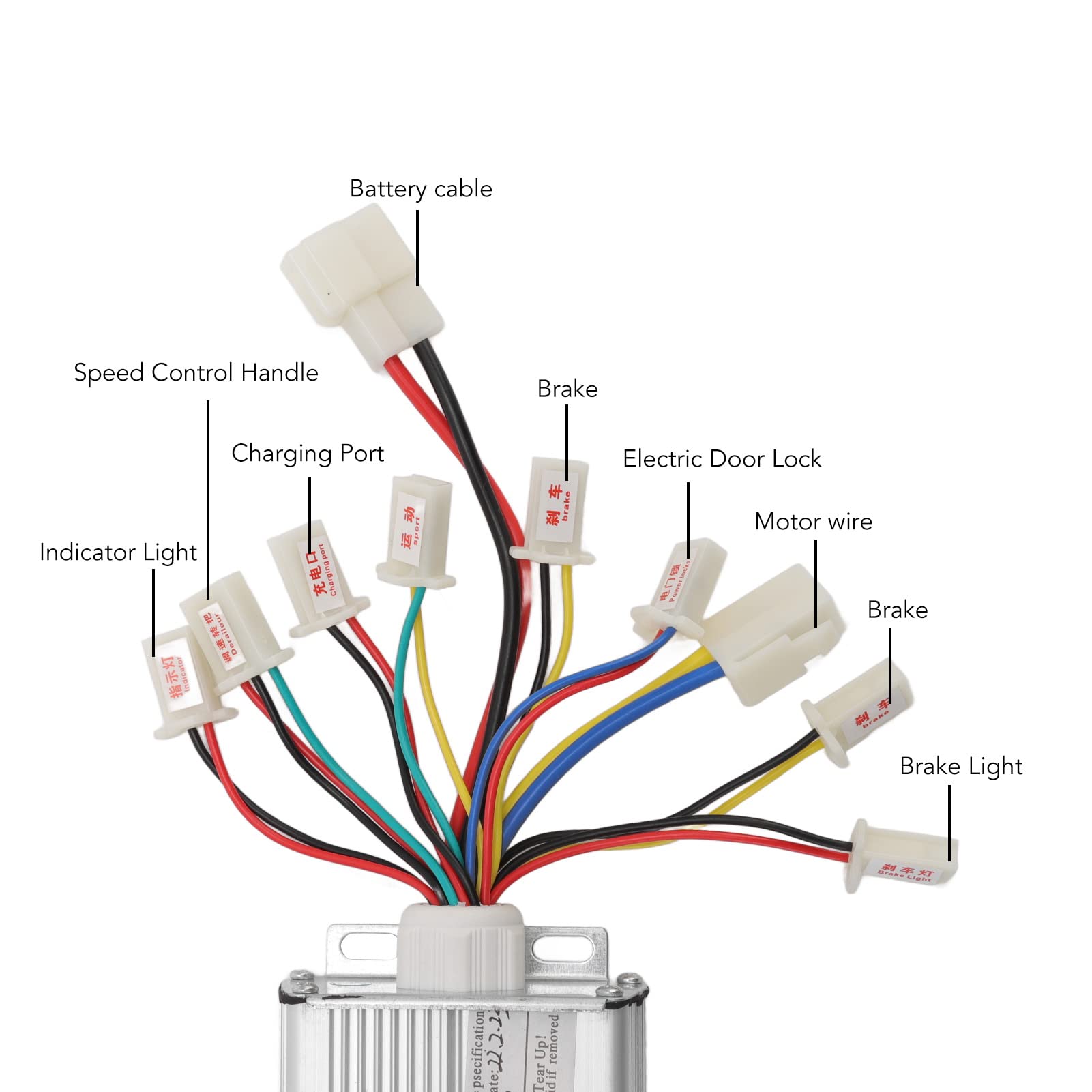 48V 1000W Electric Scooter Brush Motor Speed Controller - Adjustable Throttle Regulator Box for E-Bike, Golf Cart & Mobility Scooters (Perfect for Commuting, Off-Road Adventures & Daily Transportation)