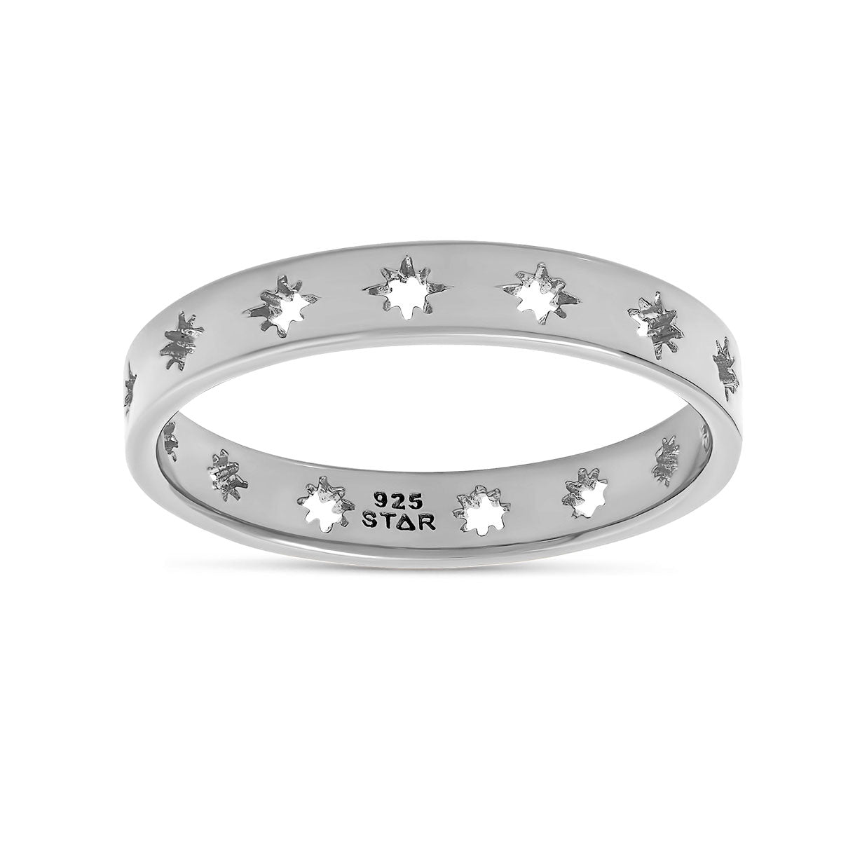 Stardust Ring - Elegant Celestial Jewelry for Women, 925 Sterling Silver Stackable Ring, Perfect for Everyday Wear & Special Occasions