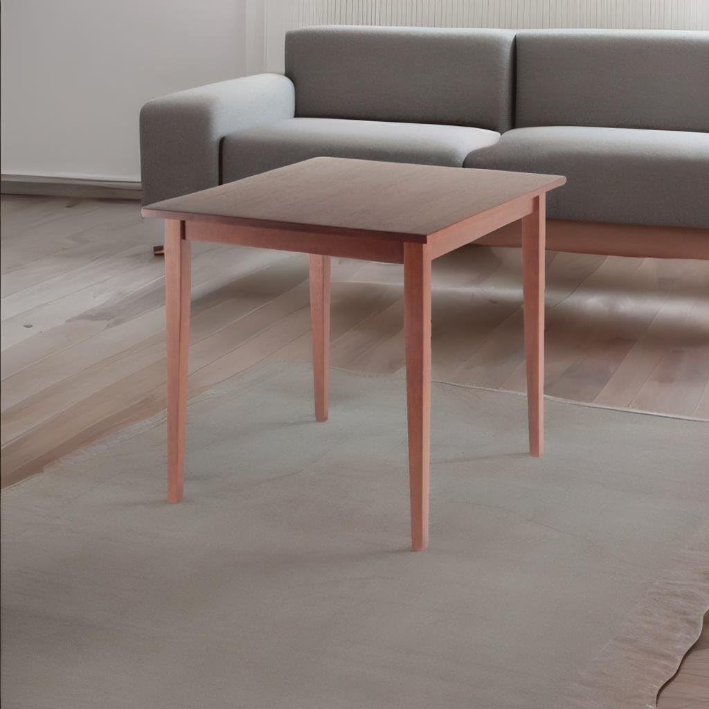 Ergode Compact Wood Dining Table - Walnut Finish, Solid Construction, Easy Assembly - Perfect for Small Spaces, Apartments, and Cozy Dining Areas