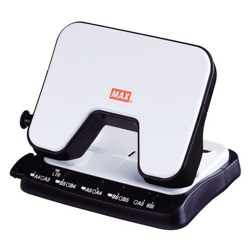 SCOOVA Heavy Duty Hole Punch - MAX Series for Office, School & Crafting - 3-Hole Punch for Binders, Paper & Documents | Perfect for Organizing Files, DIY Projects & Classroom Supplies