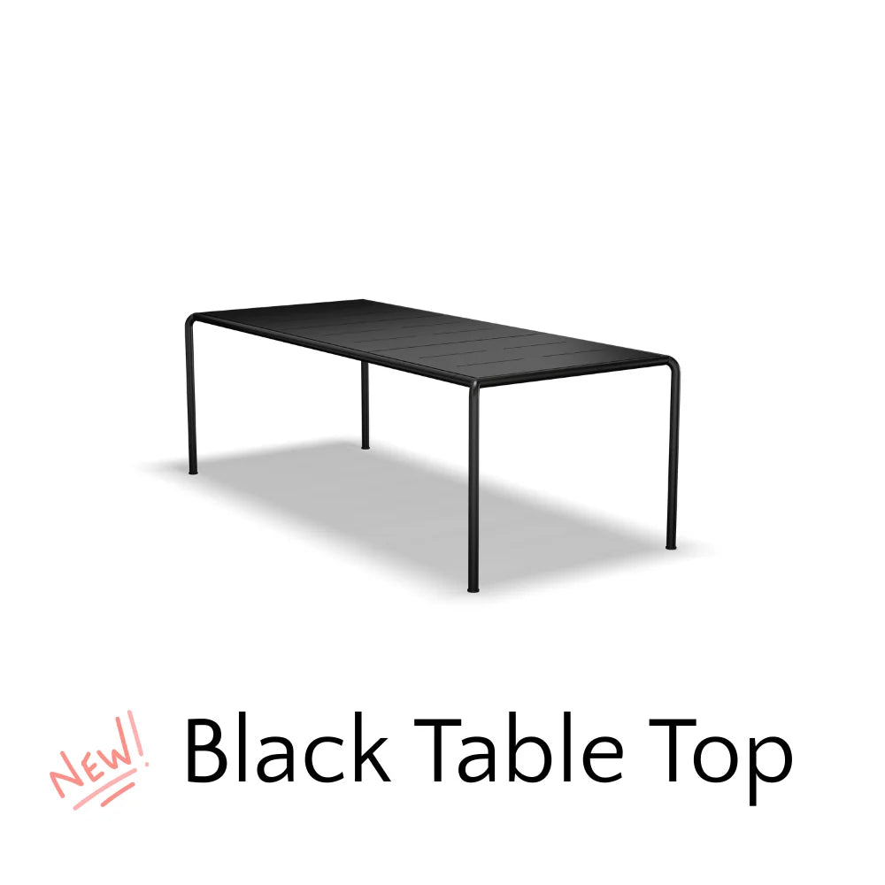 AVANTI Outdoor Dining Table - 88 Inch Weatherproof Patio Table for Backyard, Garden, and Poolside Entertaining | Durable & Stylish Aluminium Frame