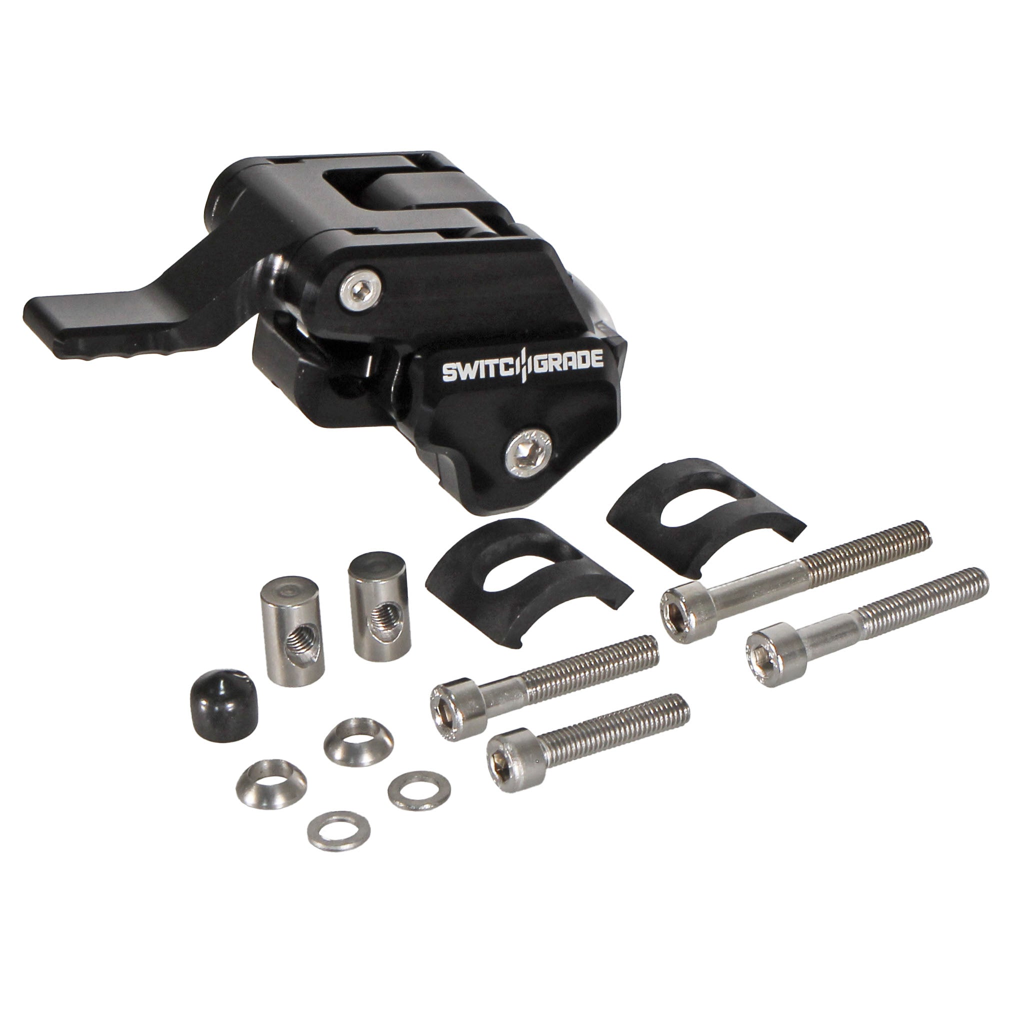 SwitchGrade EVO Bike Seat Angle Adjuster - Blackout (Pack A) | Ergonomic Saddle Position Tool for Road & Mountain Bikes | Perfect for Commuting, Racing & Long-Distance Cycling