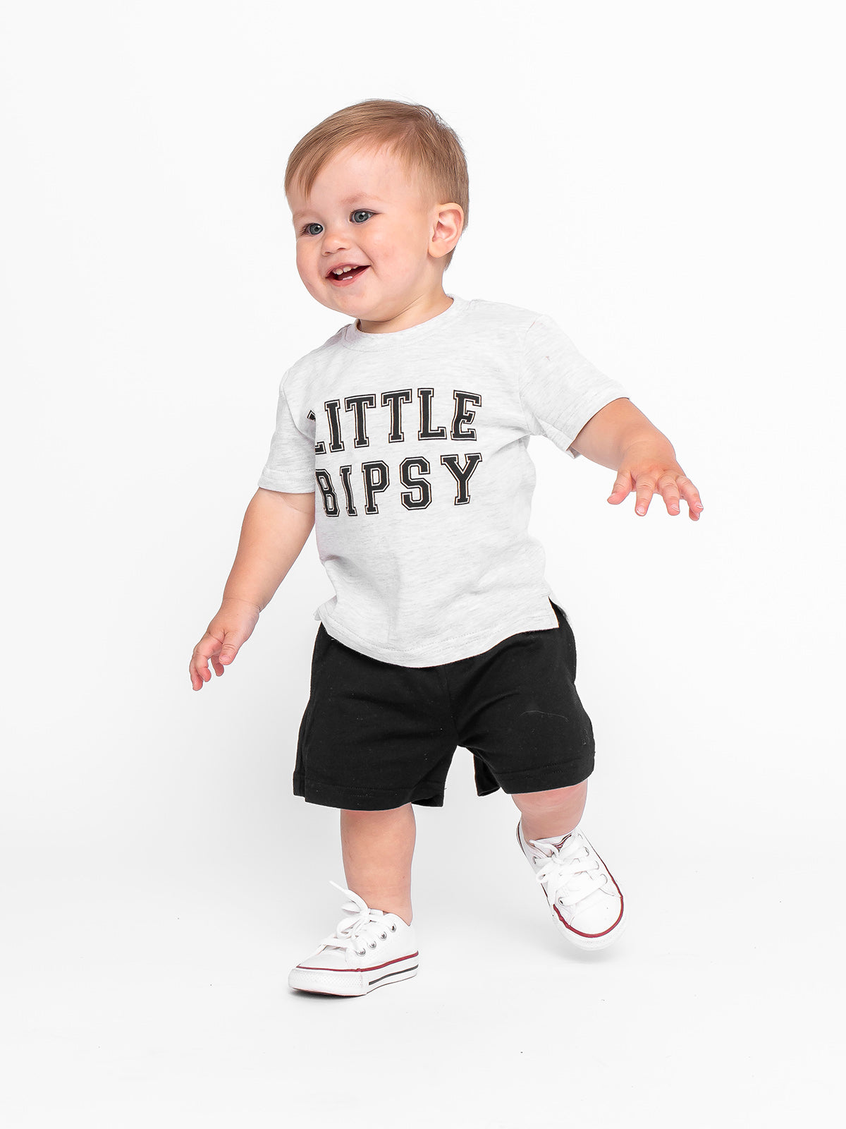 LB Collegiate T-Shirt for Men & Women - Soft Cotton Grey Tee - Casual Wear for College, Street Style & Everyday Outfits