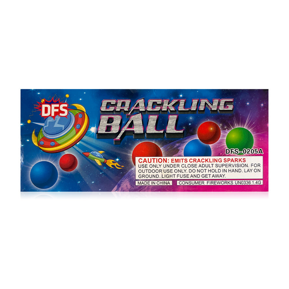 6-Pack Crackling Balls - 12 Count Box | Fun Party Favors, Dog Toys, Sensory Play for Kids & Pets