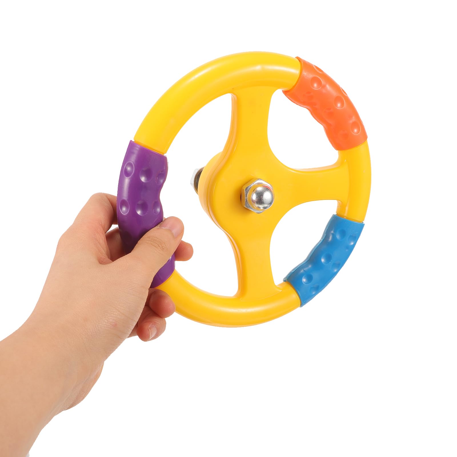 **Toyvian Kids Steering Wheel Toy - Realistic Plastic Car Steering Wheel for Toddlers & Infants - Fun Driving Simulation for Rocking Cars, Bumper Cars & Pretend Play**