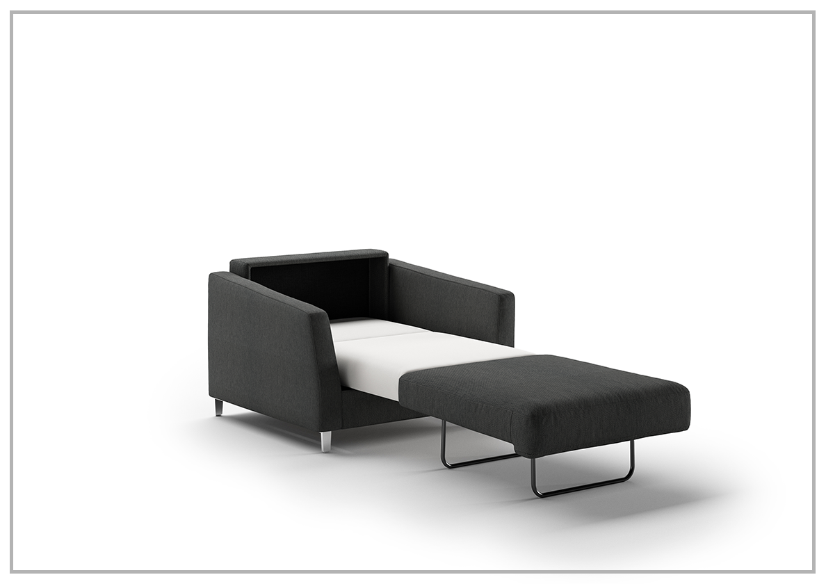 Custom Luonto Monika Fabric Sleeper Sofa - Handmade to Order | Convertible Couch Bed for Small Spaces & Guest Rooms | Perfect for Apartments, Dorms & Home Offices