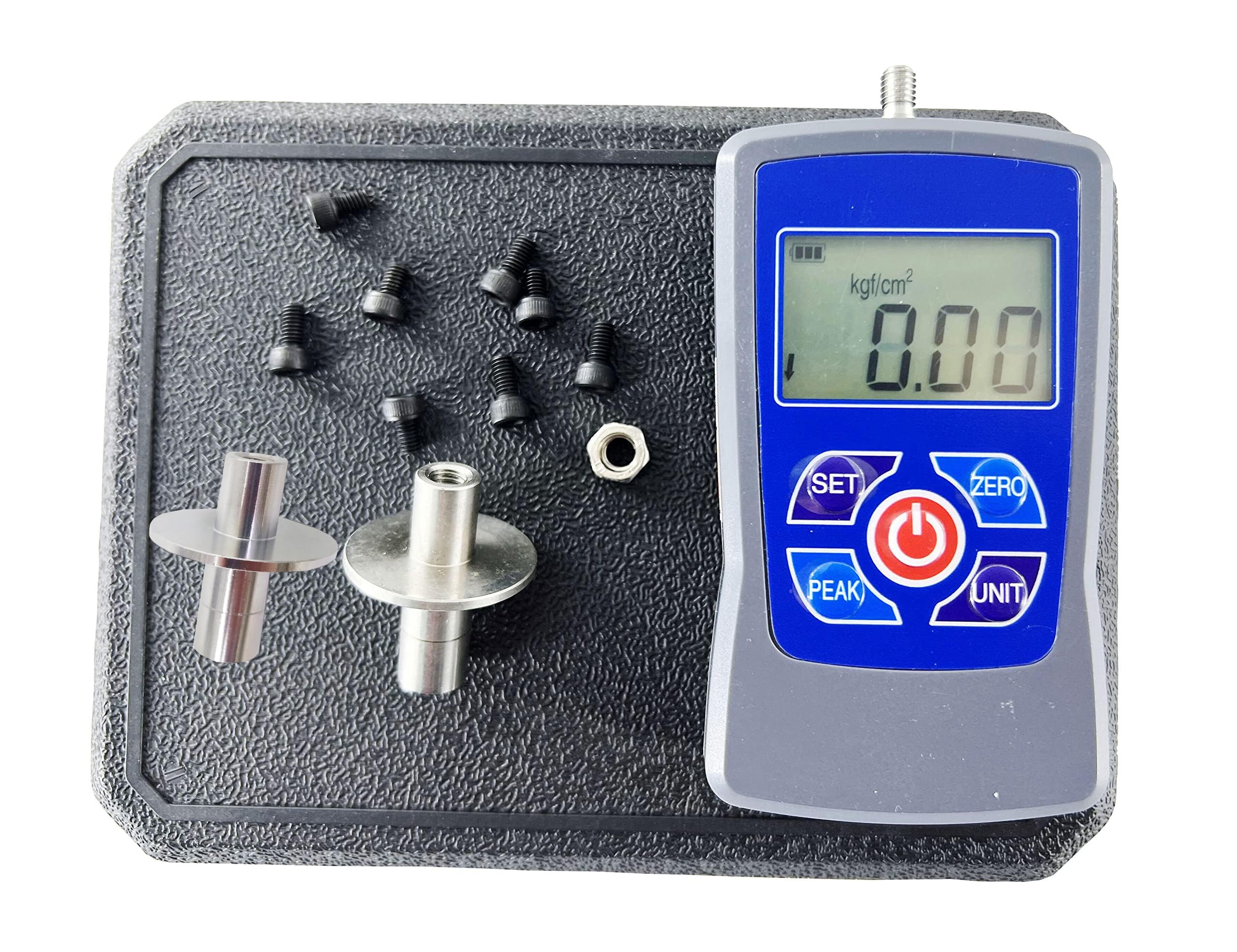 Digital Fruit Hardness Tester Penetrometer - 0.2-15 Kgf/cm2 Range with Buzzer Alarm for Strawberries, Grapes, Bananas | Portable Sclerometer for Freshness Testing in Farms, Orchards & Quality Control Labs