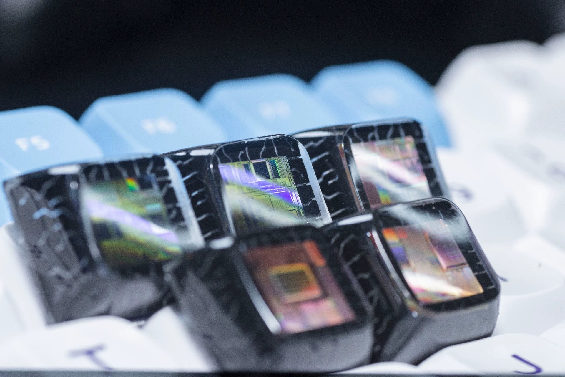 Transparent Crystal Drop Glue XDA Keycaps - Highly Customizable Keyboard Decorative Keycaps for Mechanical Gaming & Typing