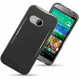 HTC One Mini 2 Gel Case - Smoke Black Protective Cover | Slim Fit Shockproof Phone Case for Daily Use & Travel Protection