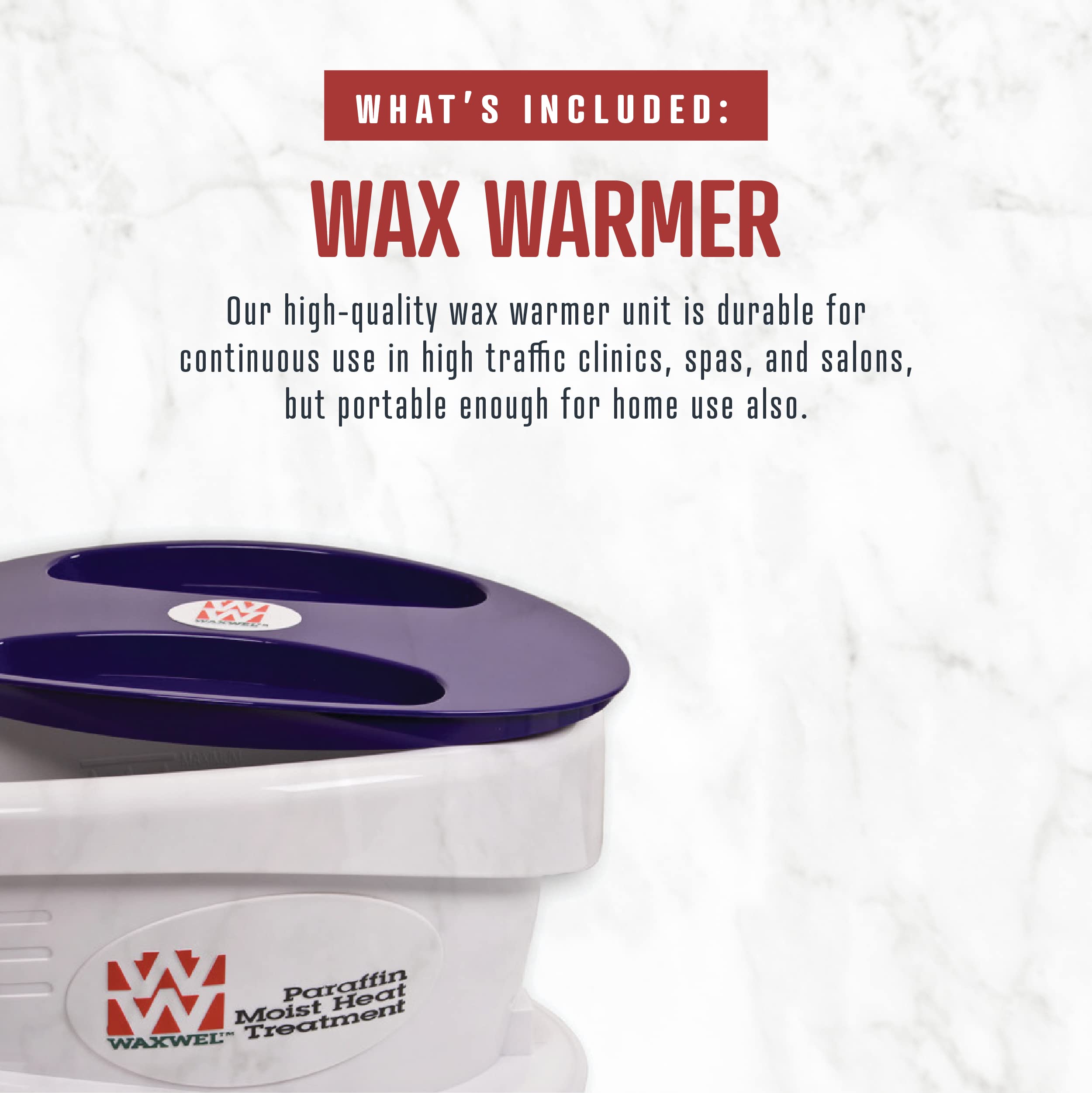 Lavender Paraffin Wax Warmer Bath Unit for Hands & Feet - Arthritis Pain Relief, Skin Moisturizing Treatment with Accessories | Perfect for Spa, Home Therapy & Relaxation