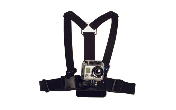 GoPro Chest Mount Harness - Adjustable Strap for Hands-Free Action Camera Recording - Perfect for Hiking, Skiing, Cycling & Outdoor Adventures