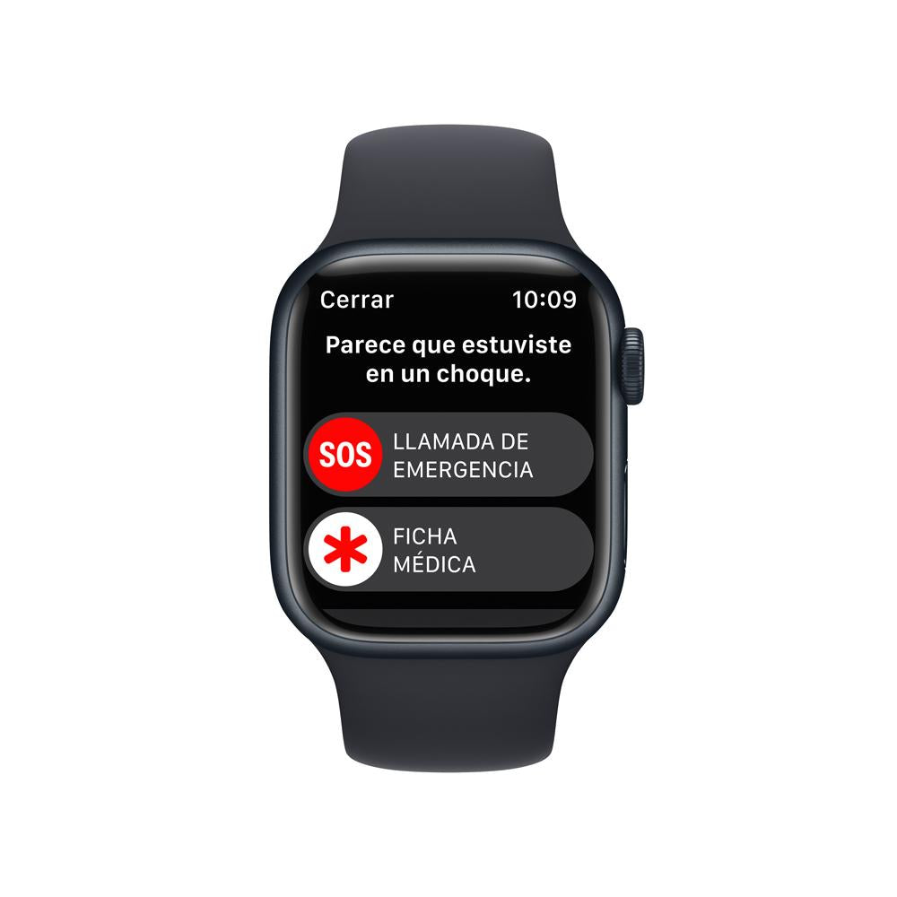 Apple Watch Series 8 (GPS) 41mm Midnight Aluminum Case with Midnight Sport Band - Perfect for Fitness Tracking, Workouts & Everyday Wear