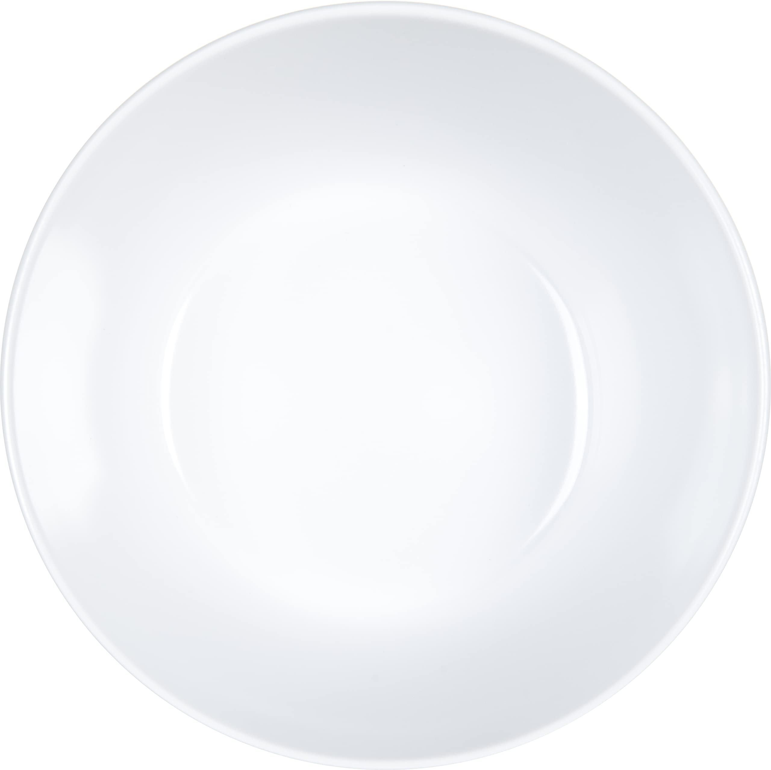 Carlisle FoodService 8oz White Melamine Reusable Plastic Bowls - Soup Cups for Home & Restaurant Use - Durable & Dishwasher Safe - Perfect for Salads, Soups, Cereals (Pack of 48)