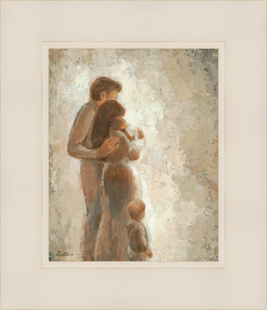 Family Looking Towards the Light - Inspirational Wall Art for Home Decor | Motivational Canvas Print for Living Room, Bedroom & Office | Perfect Gift for Family & Friends