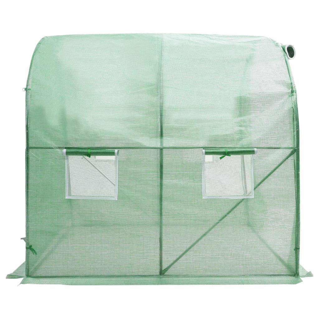 Heavy Duty Walk-in Greenhouse for Outdoor Gardening - 43.1 ft² Large Steel Frame Tunnel Greenhouse (78.7