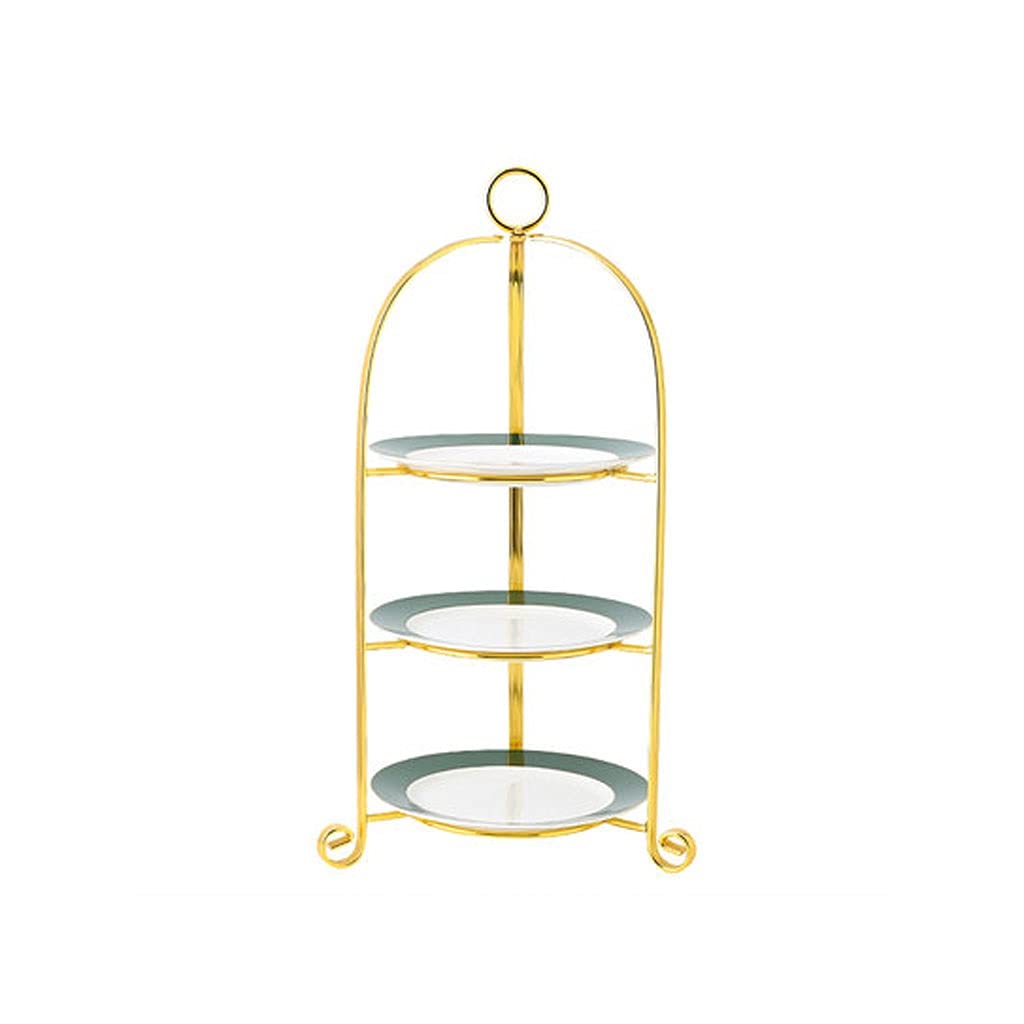 3-Tier Cake Stand for Cupcakes, Fruits & Snacks - Modern Multi-Layer Dessert Display Plate for Afternoon Tea, Parties & Home Decor (Size C) - Perfect for Living Room, Kitchen & Dining Table Decorations