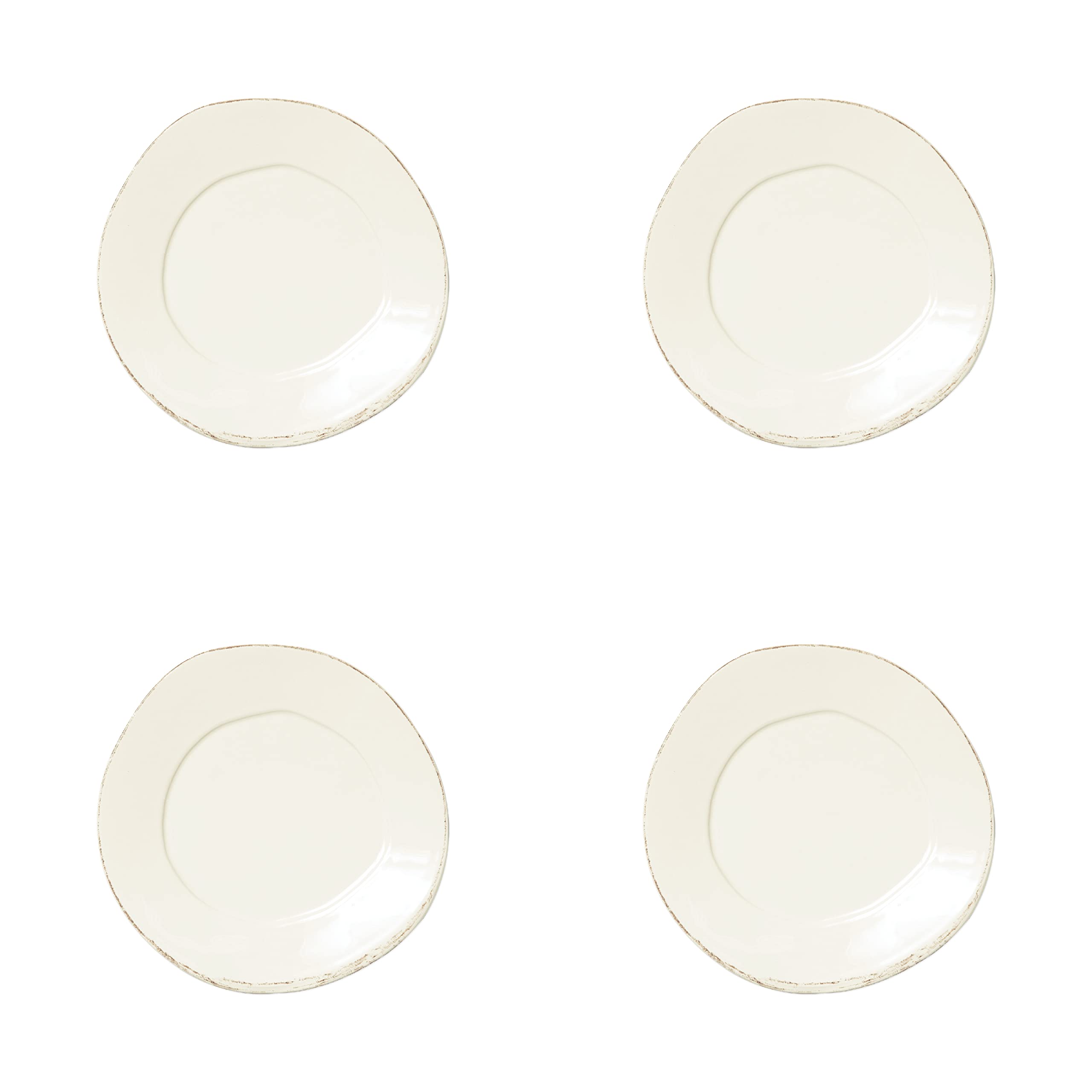 Vietri Lastra Linen Salad Plates Set of 4 - 8.75