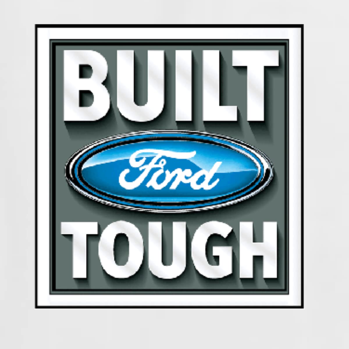 Official Ford Mustang Shelby Licensed Graphic T-Shirt for Women - Built Ford Tough Classic Cars & Trucks Logo Tee - Perfect for Car Enthusiasts & Casual Wear