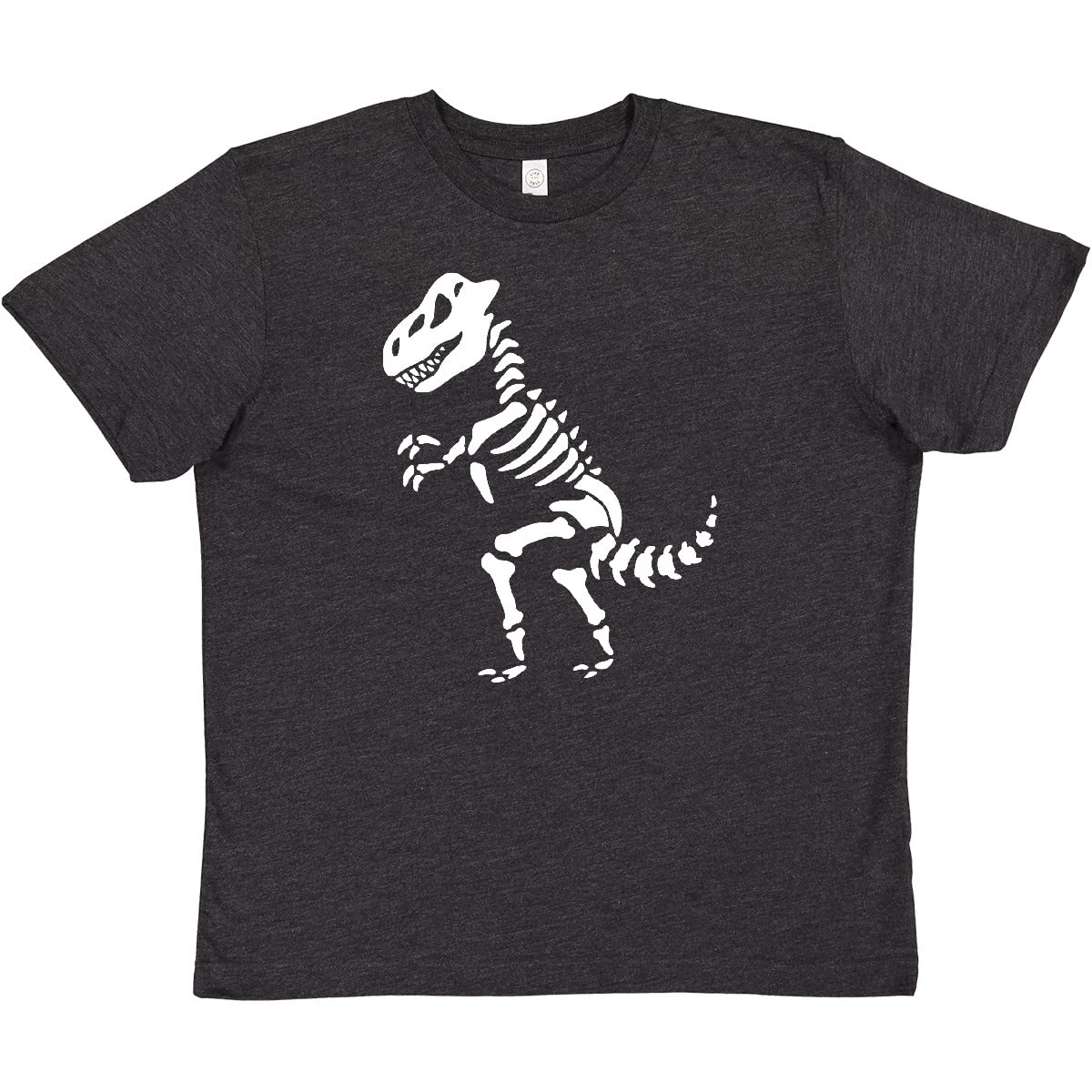 Inktastic Funny Dinosaur Skeleton Bones Youth T-Shirt - Cool Dino Graphic Tee for Kids & Teens - Perfect for School, Parties & Jurassic Themed Events