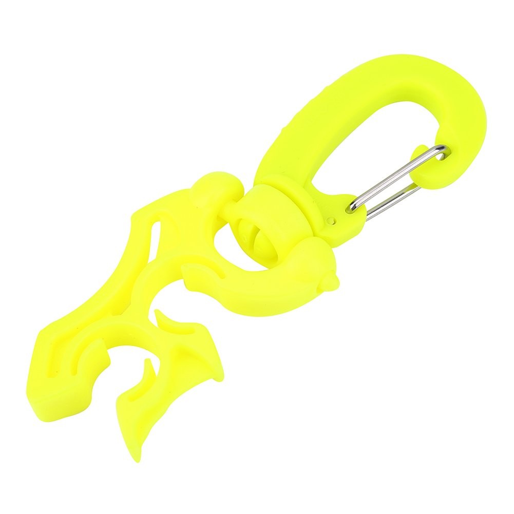 Scuba Diving Regulator Hose Clip Holder - Green for BCD & Snorkeling Gear