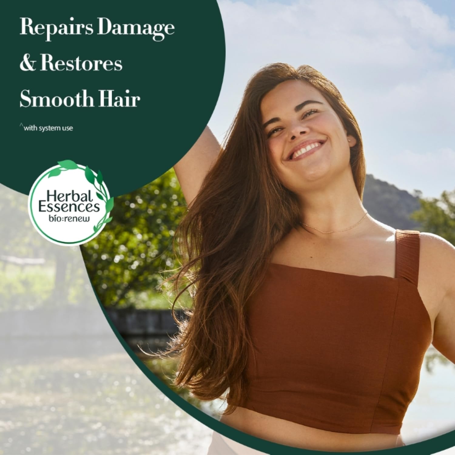 Herbal Essences Bio:renew Argan Oil of Morocco Conditioner 400ml - Paraben Free & Colorant Free Hair Treatment for Dry & Damaged Hair - Perfect for Daily Hydration & Salon-Quality Results at Home