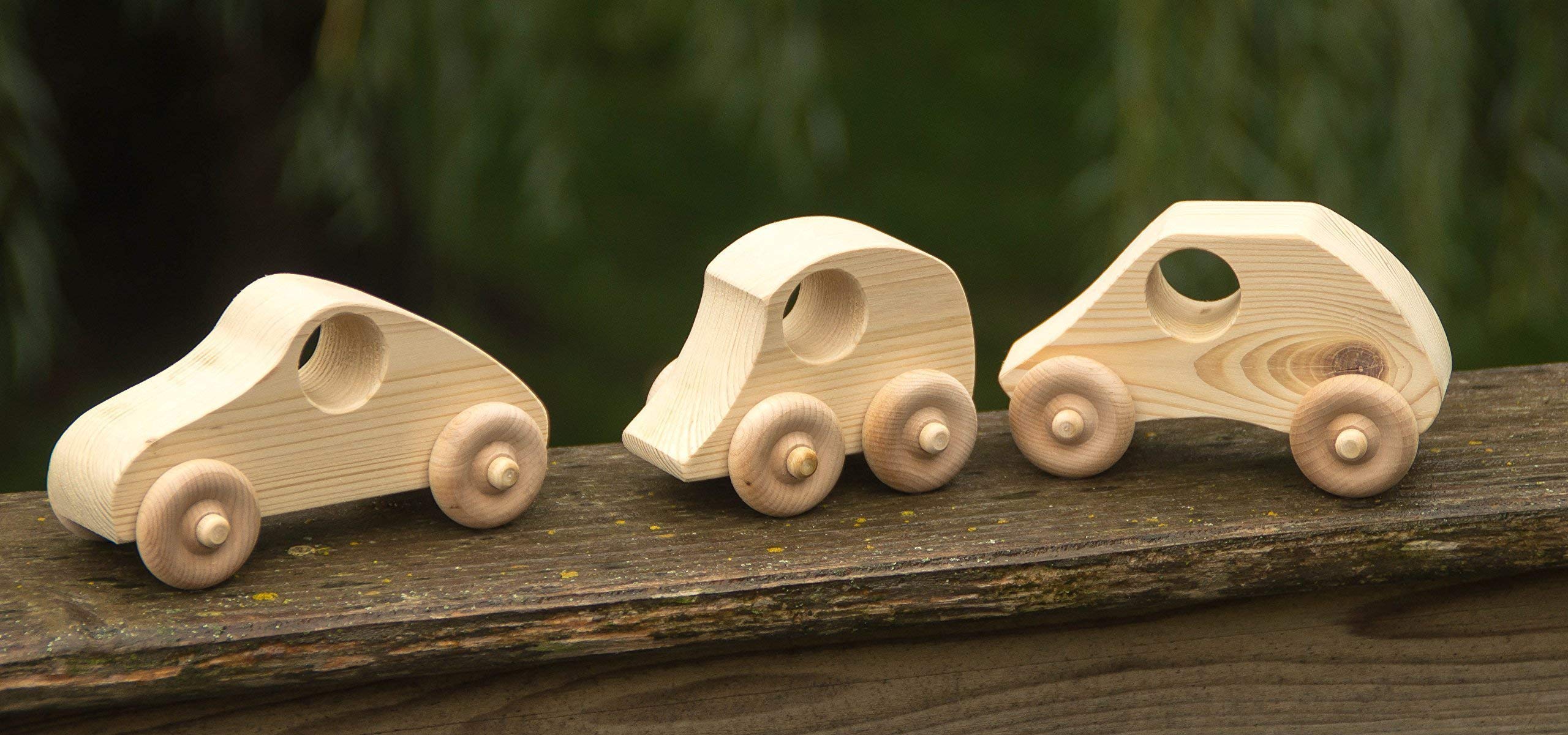Personalized Wooden Toy Truck with Toy Cars - Semi Trailer Push Toy for Kids & Toddlers - Educational Gift for Birthday & Christmas Playtime