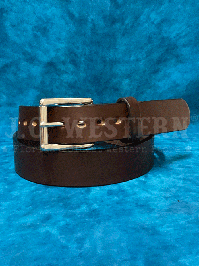 Gingerich 1001 36 Men's Maverick Smooth Heavyweight Gun Belt - Dark Brown | Durable Leather Belt for Concealed Carry, Hunting & Outdoor Activities