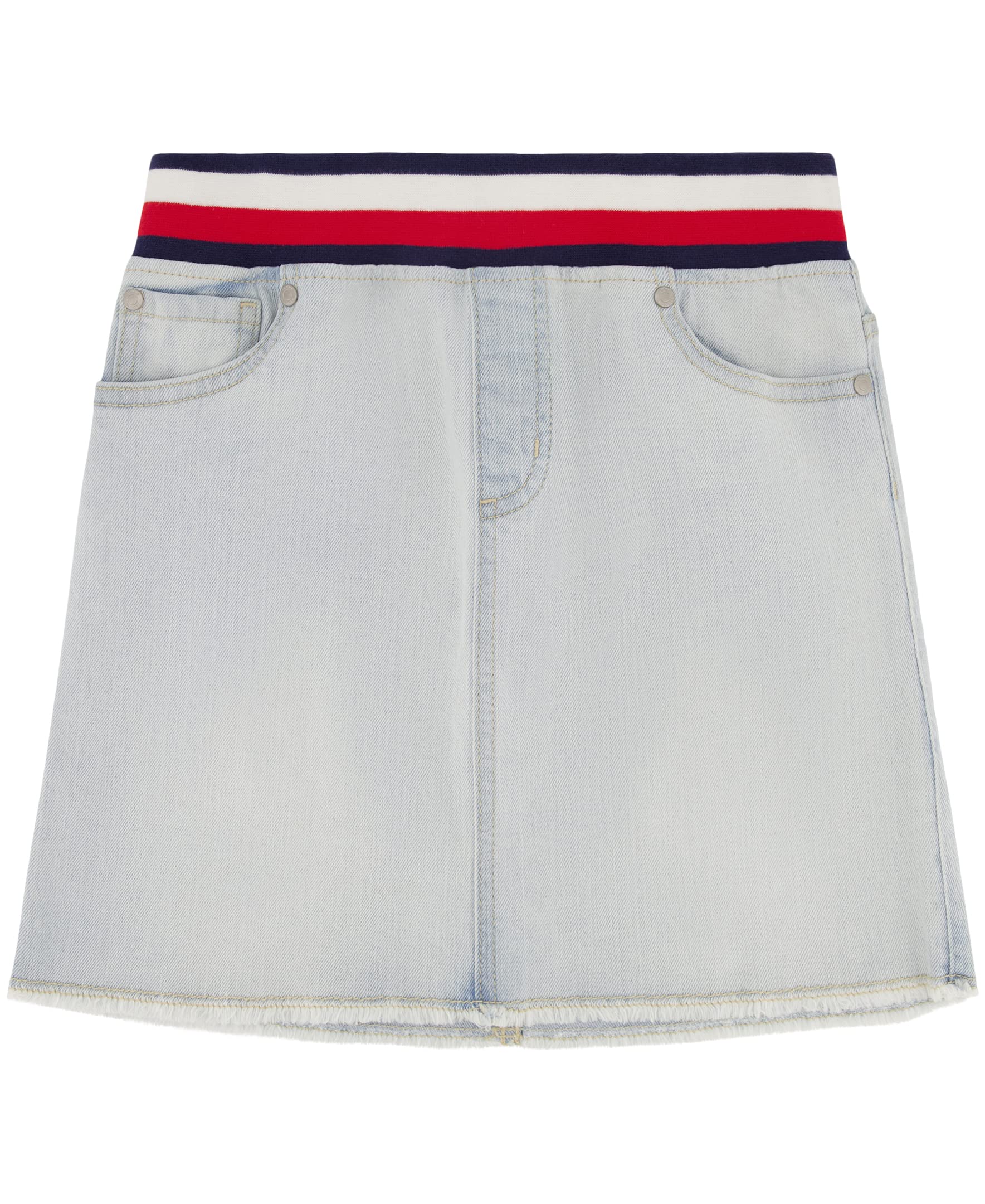 Tommy Hilfiger Girls Denim Skirt - Pull-On Style for School & Play