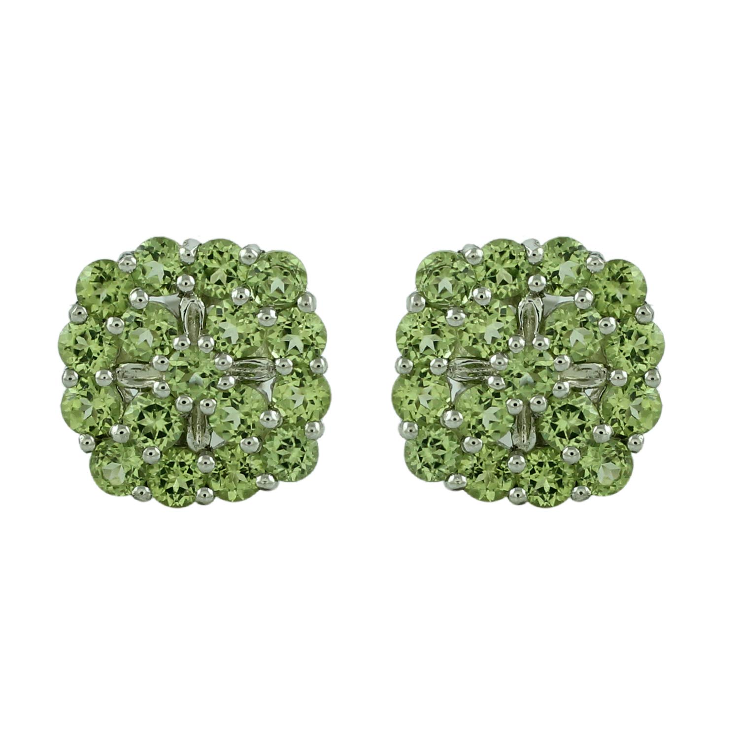Carillon Cluster 925 Sterling Silver Earrings for Women - Elegant Dangle Earrings for Party, Wedding & Everyday Wear