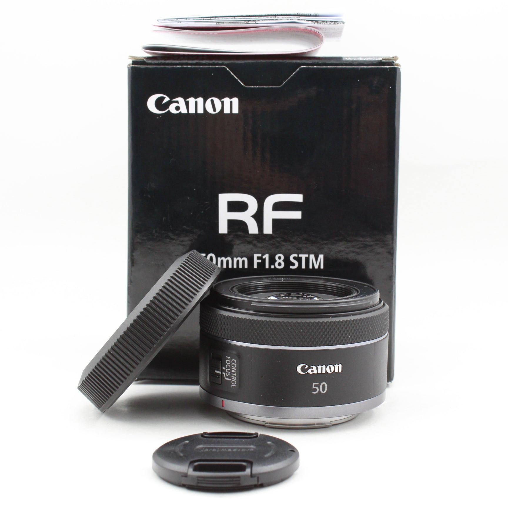 Open Box Canon RF 50mm f/1.8 STM Lens - Premium Fast Prime Lens for Portraits, Low Light & Street Photography | Compatible with EOS R Cameras