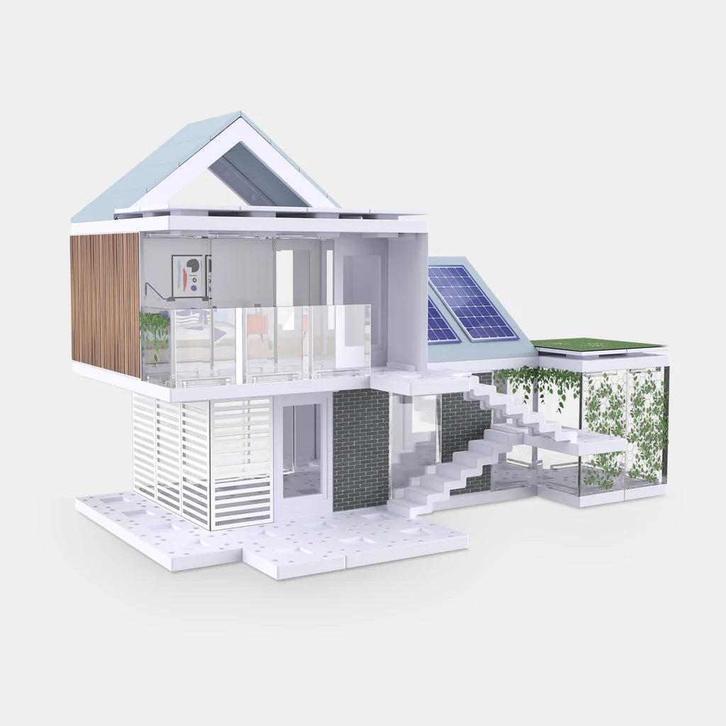 Arckit GO Eco Model House Kit - Sustainable Architectural Building Set for Kids & Adults - Perfect for STEM Learning, Creative Play & Home Decor