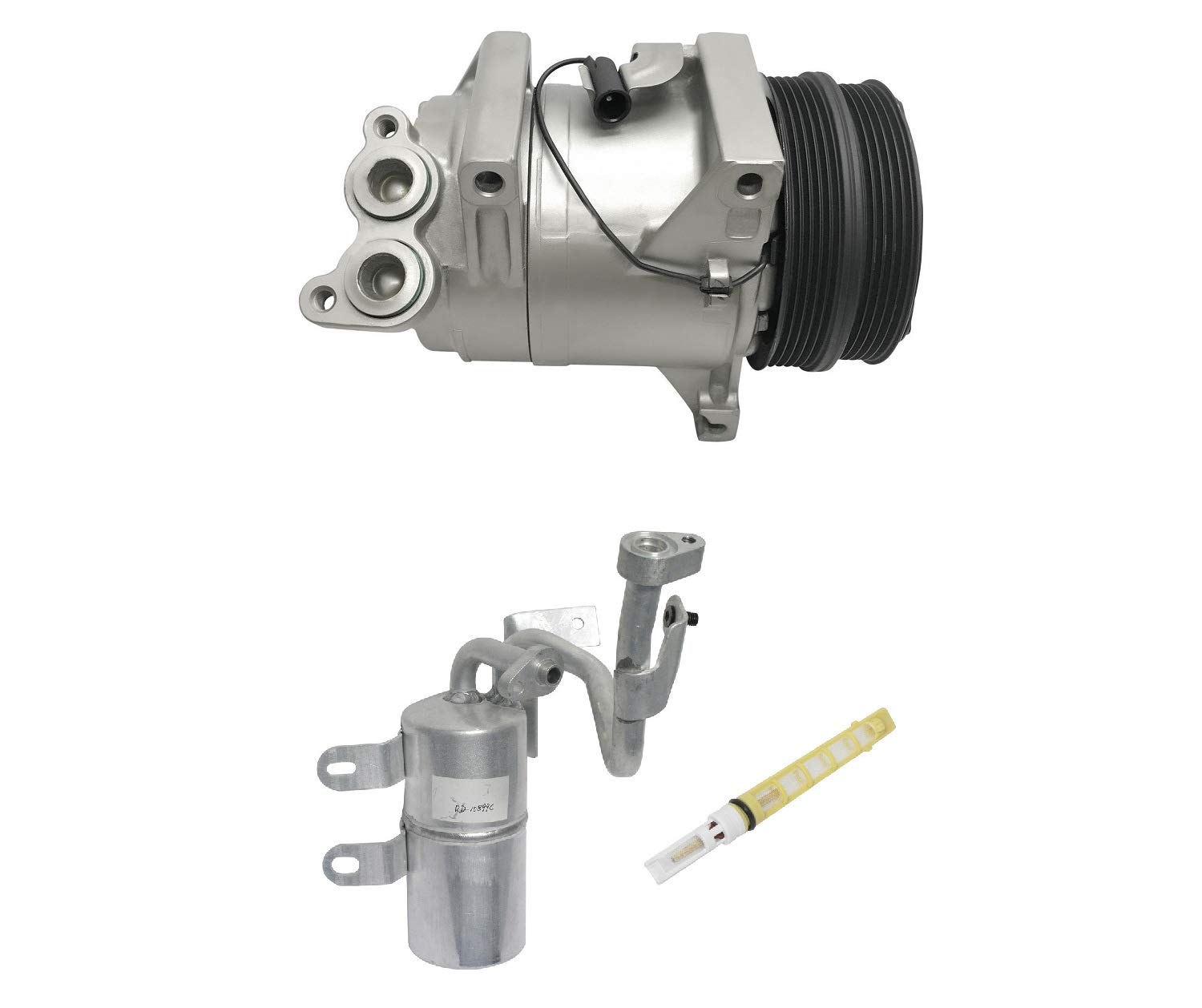 RYC Automotive AC Compressor Kit KT AD34 - High Performance Replacement for Car Air Conditioning System - Perfect for Summer Cooling & Vehicle Maintenance
