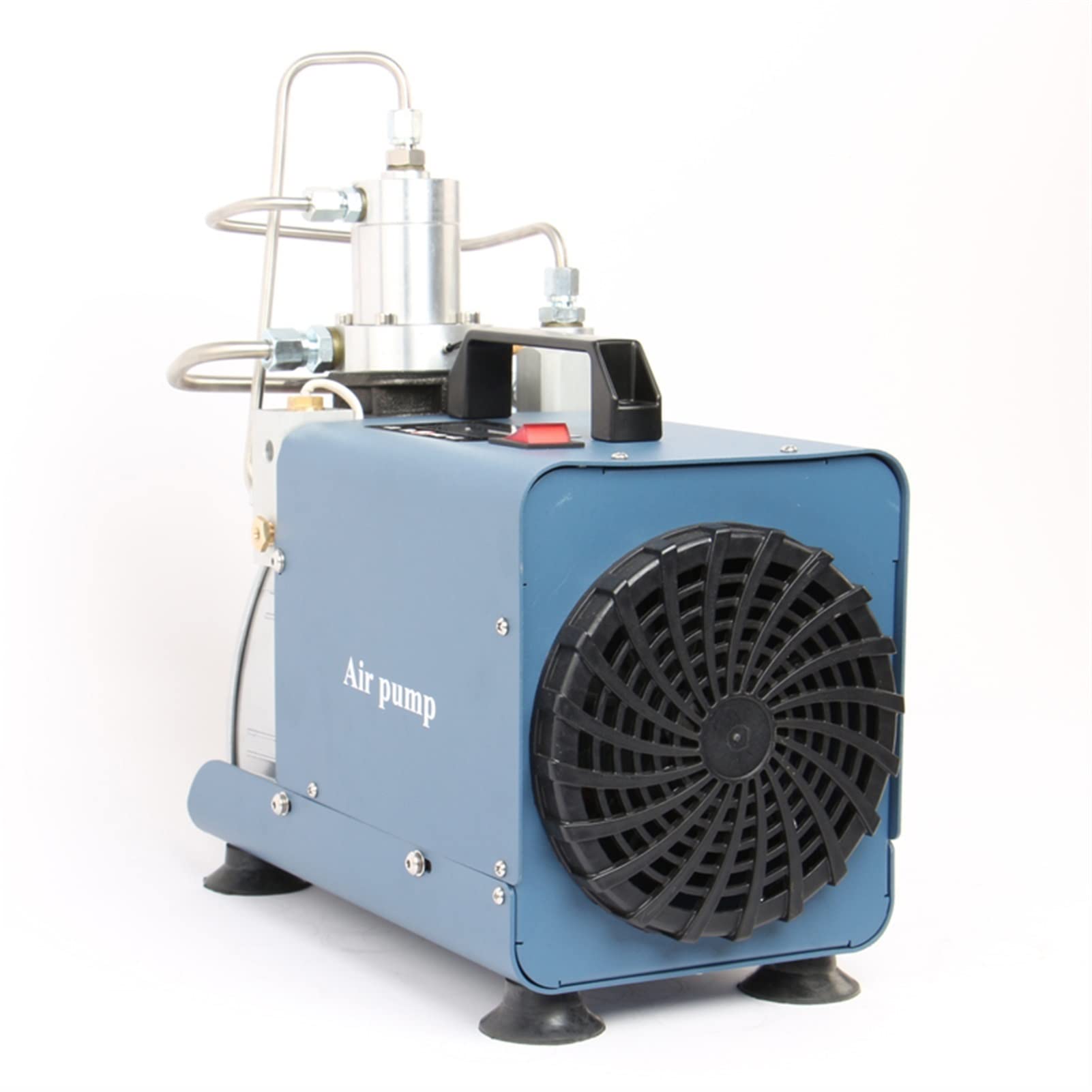 DOLUNTO 110V 300BAR 30MPA 4500PSI High Pressure Electric Air Compressor Pump for Scuba Diving, PCP Rifles & Paintball Tanks - Perfect for Home Use and Outdoor Adventures