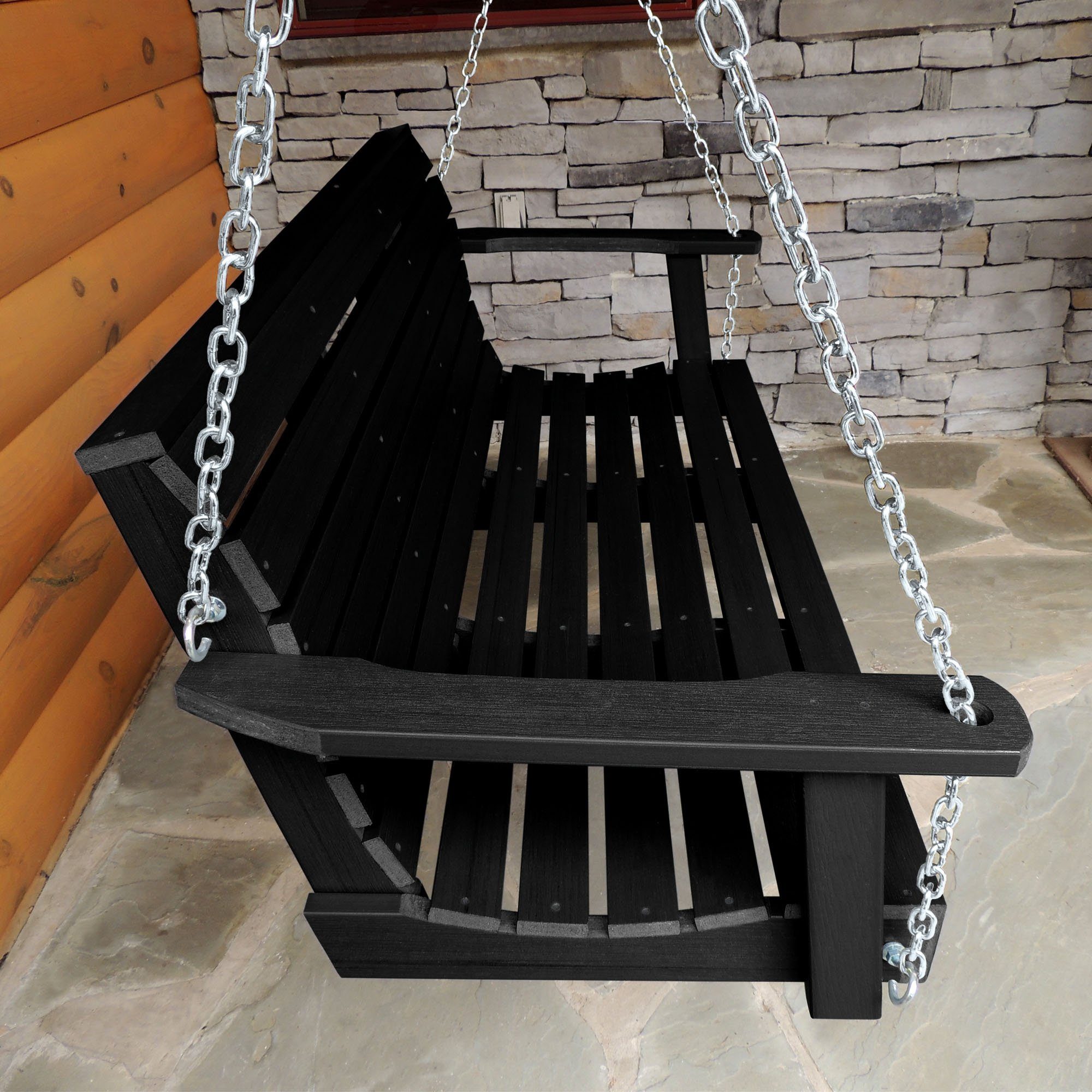 Refurbished 4ft Weatherly Porch Swing - Outdoor Patio Furniture for Garden, Backyard & Deck Relaxation