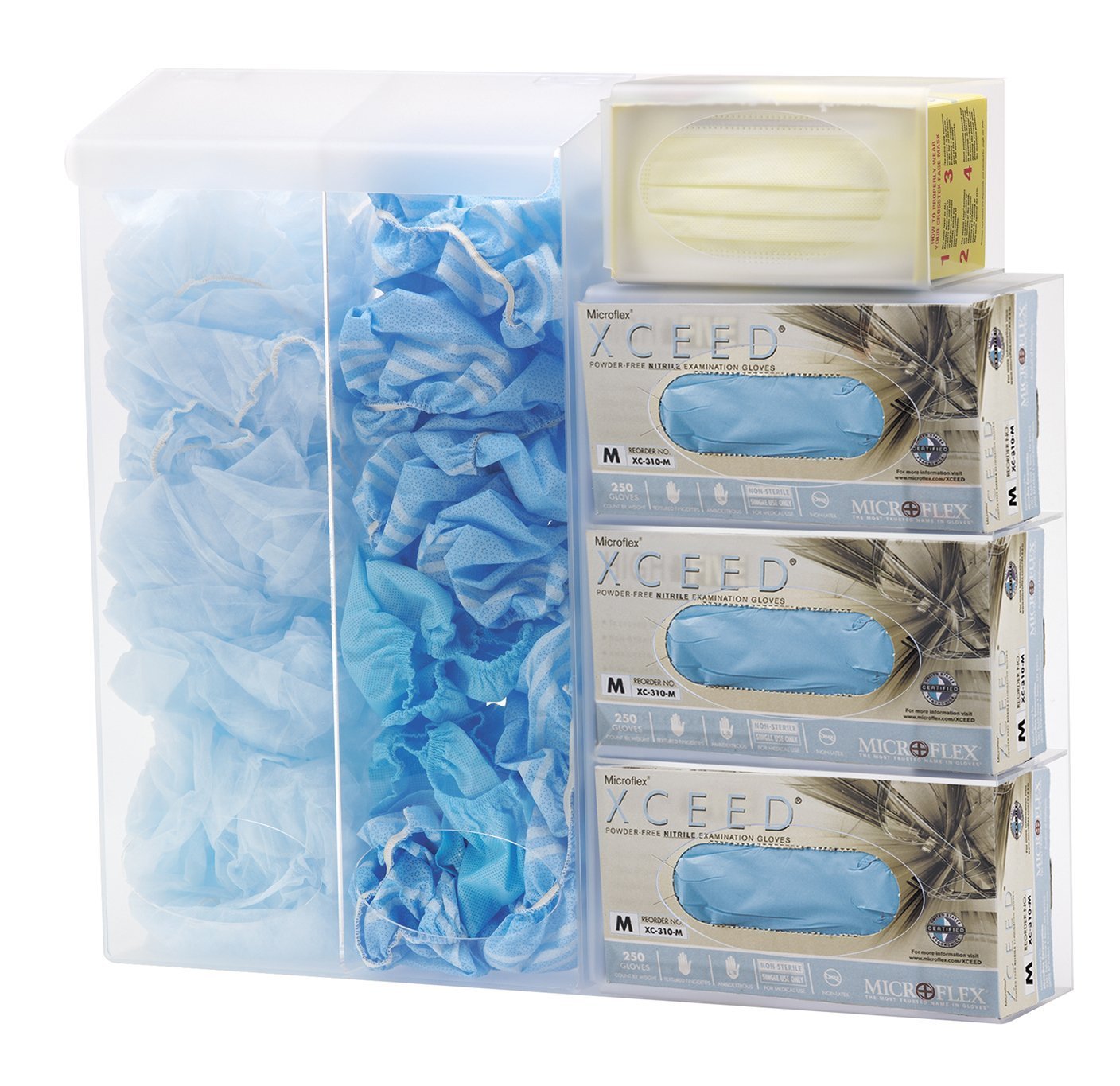 Omnimed 307006 Clear Acrylic Bulk Isolation Organizer for Medical Supplies & Lab Equipment – Perfect for Hospitals, Clinics & Laboratories