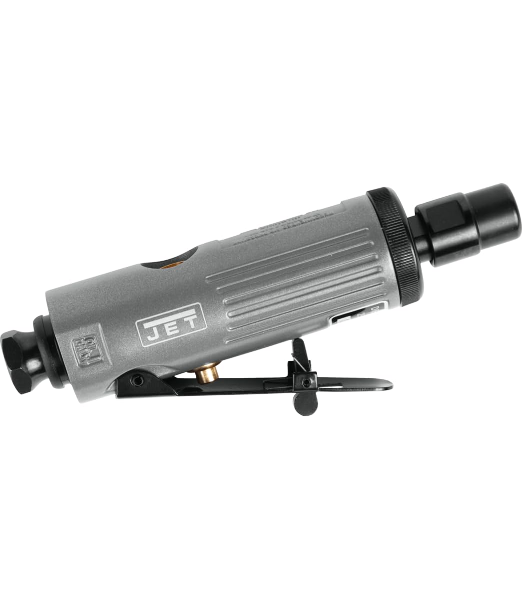 JET 1/4-Inch Straight Aluminum Die Grinder - 25000 RPM High Speed Air Tool (Model JAT-413) for Metal Polishing, Wood Carving & Automotive Repair