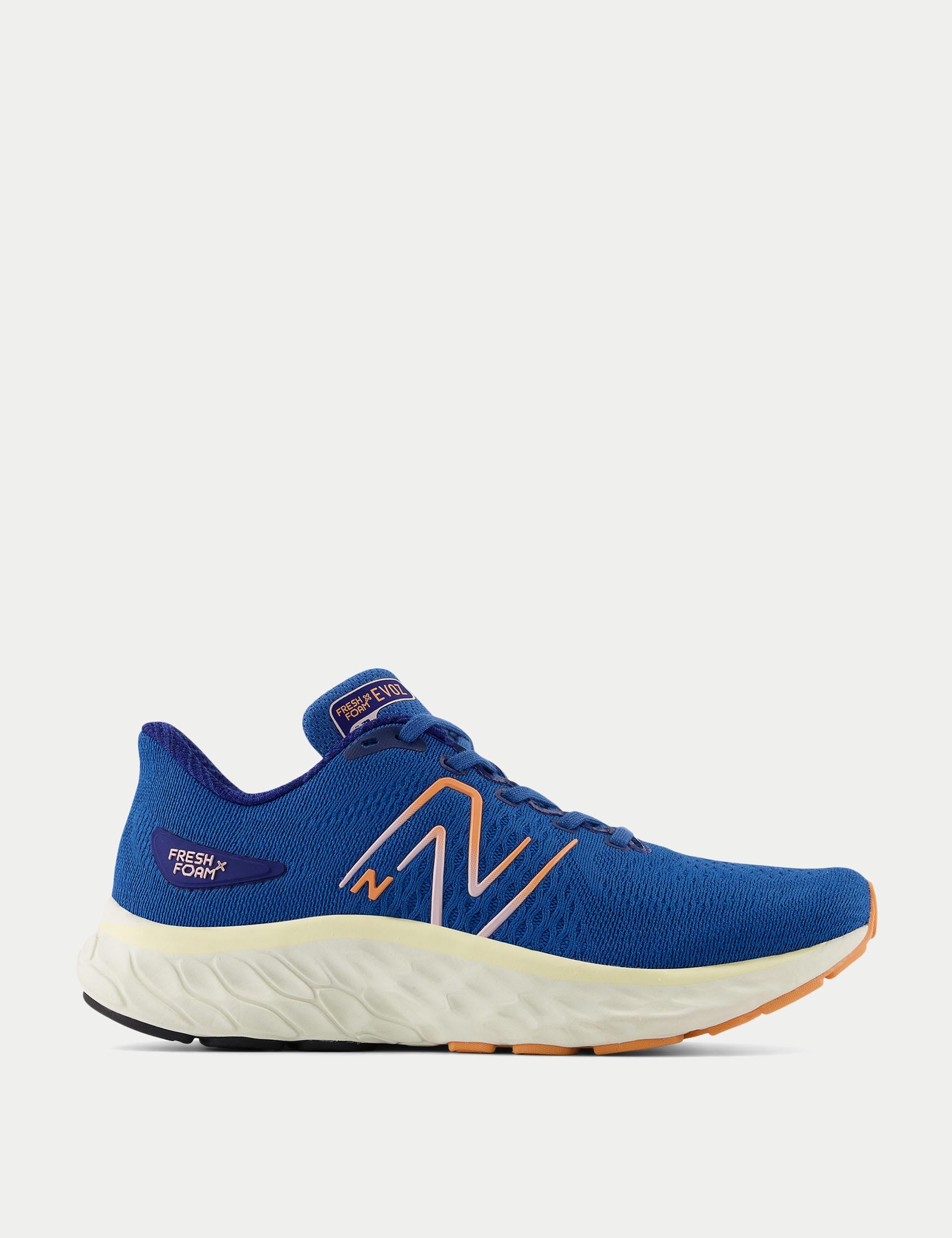 New Balance Fresh Foam X EVOZ v3 Running Shoes for Men - Lightweight & Cushioned - Blue Athletic Sneakers - Perfect for Jogging, Gym Workouts & Daily Wear