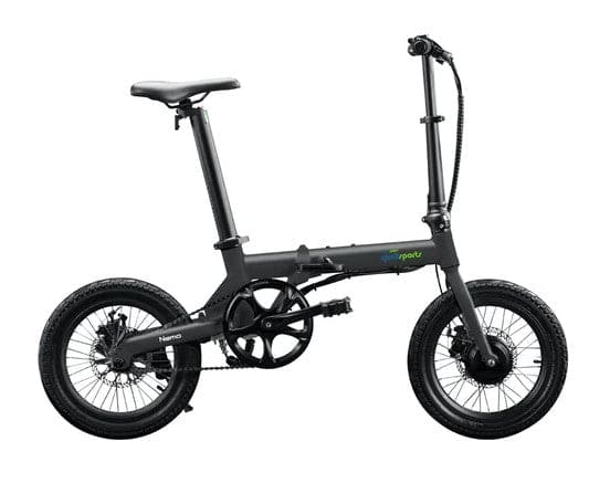 Qualisports Nemo Folding Electric Bike - Lightweight & Portable Commuter E-Bike for Adults - Perfect for Urban Travel, Camping & Outdoor Adventures