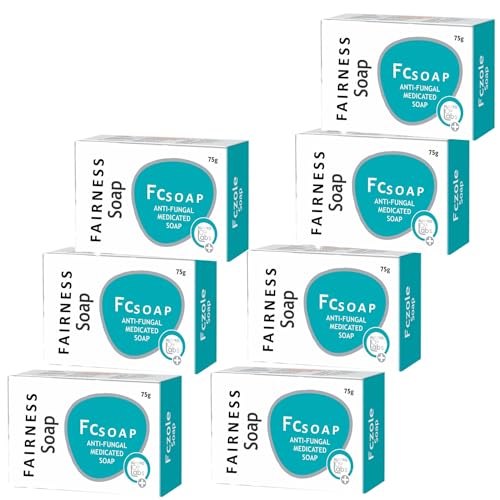 Antibacterial Soap for Itching Relief - FC Soap (75g x 7 Pack) | Gentle Cleansing for Sensitive Skin, Eczema & Dryness - Ideal for Daily Hygiene, Travel & Gym Use