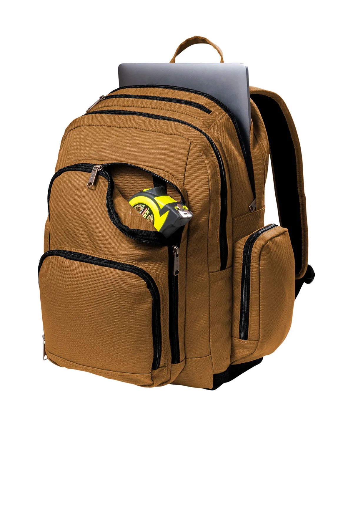 Carhartt Foundry Series Pro Custom Backpack - Durable Work Backpack for Men & Women - Heavy Duty Brown Backpack for Construction, Hiking & Outdoor Adventures