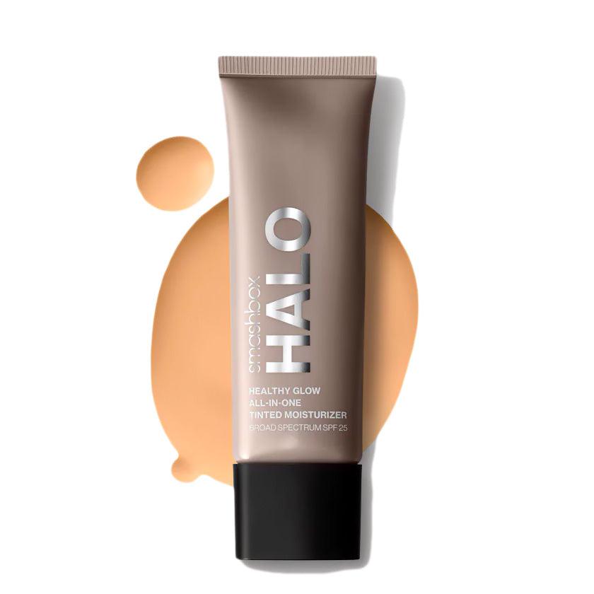 Smashbox Halo Healthy Glow Tinted Moisturizer SPF 25 - Lightweight Hydrating Foundation with Natural Finish for Daily Sun Protection | Perfect for Work, Gym & Everyday Wear