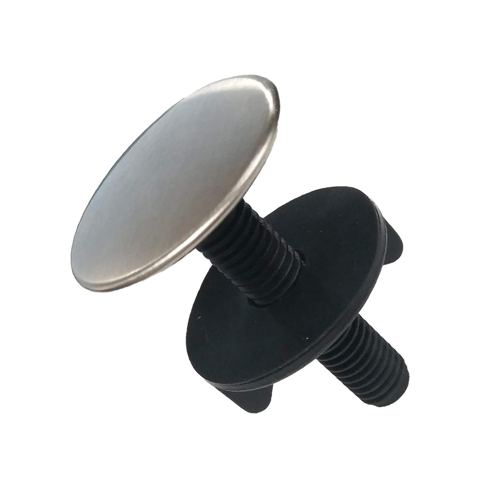 2 Pack Brushed Stainless Steel Sink Hole Covers - Durable Kitchen Faucet Hole Plugs for Countertop Protection - Perfect for Bathroom, RV & Outdoor Kitchen Sink Maintenance