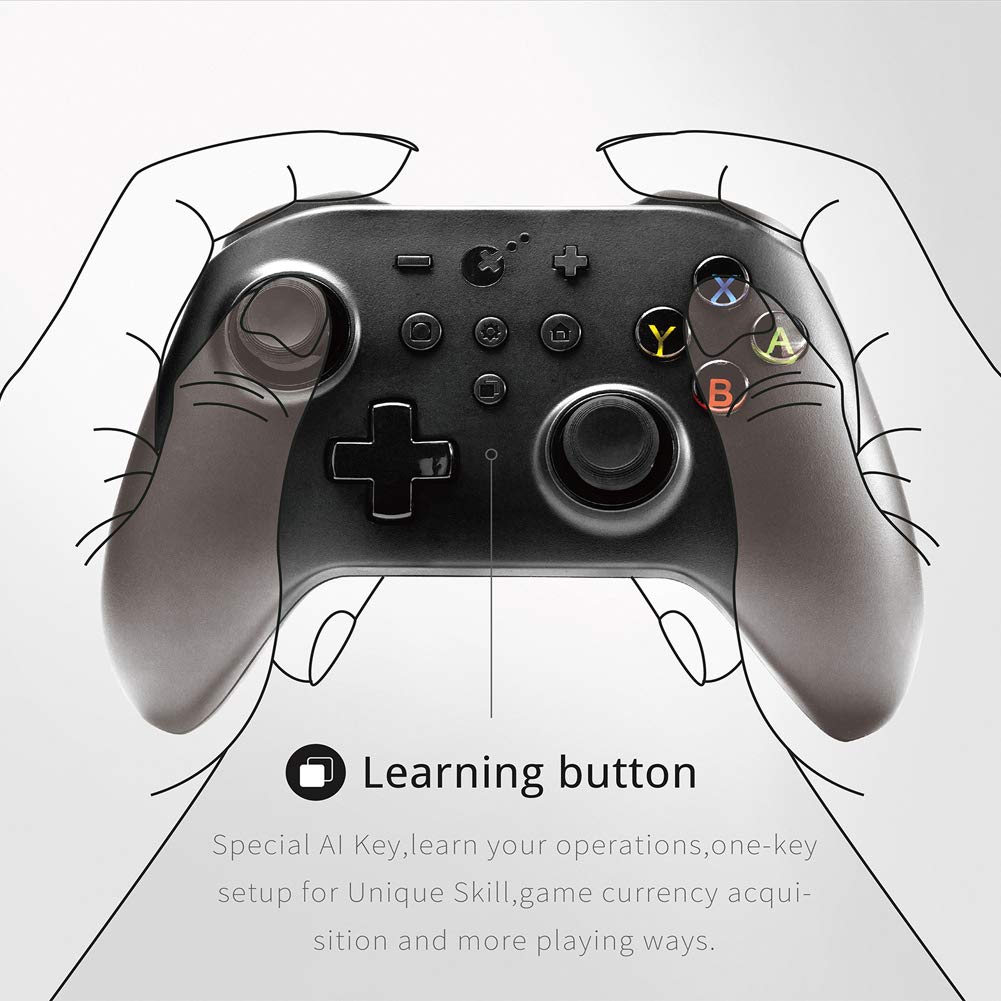Gulikit KingKong Pro Wireless Bluetooth Controller for Nintendo Switch & PC Gaming - Ergonomic Design, Motion Controls, Dual Vibration (Black) NS08 - Perfect for Switch Games, PC Gaming & Cloud Gaming Sessions