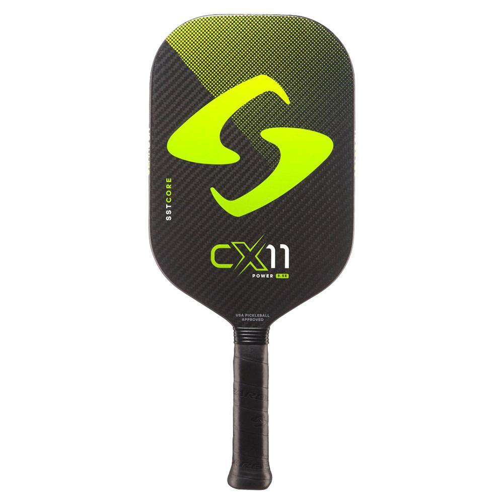 CX11E Power 8.5oz Pickleball Paddle - Lightweight Carbon Fiber Racket for Tennis & Pickleball - Green - Perfect for Outdoor & Indoor Court Games, Tournaments & Recreational Play