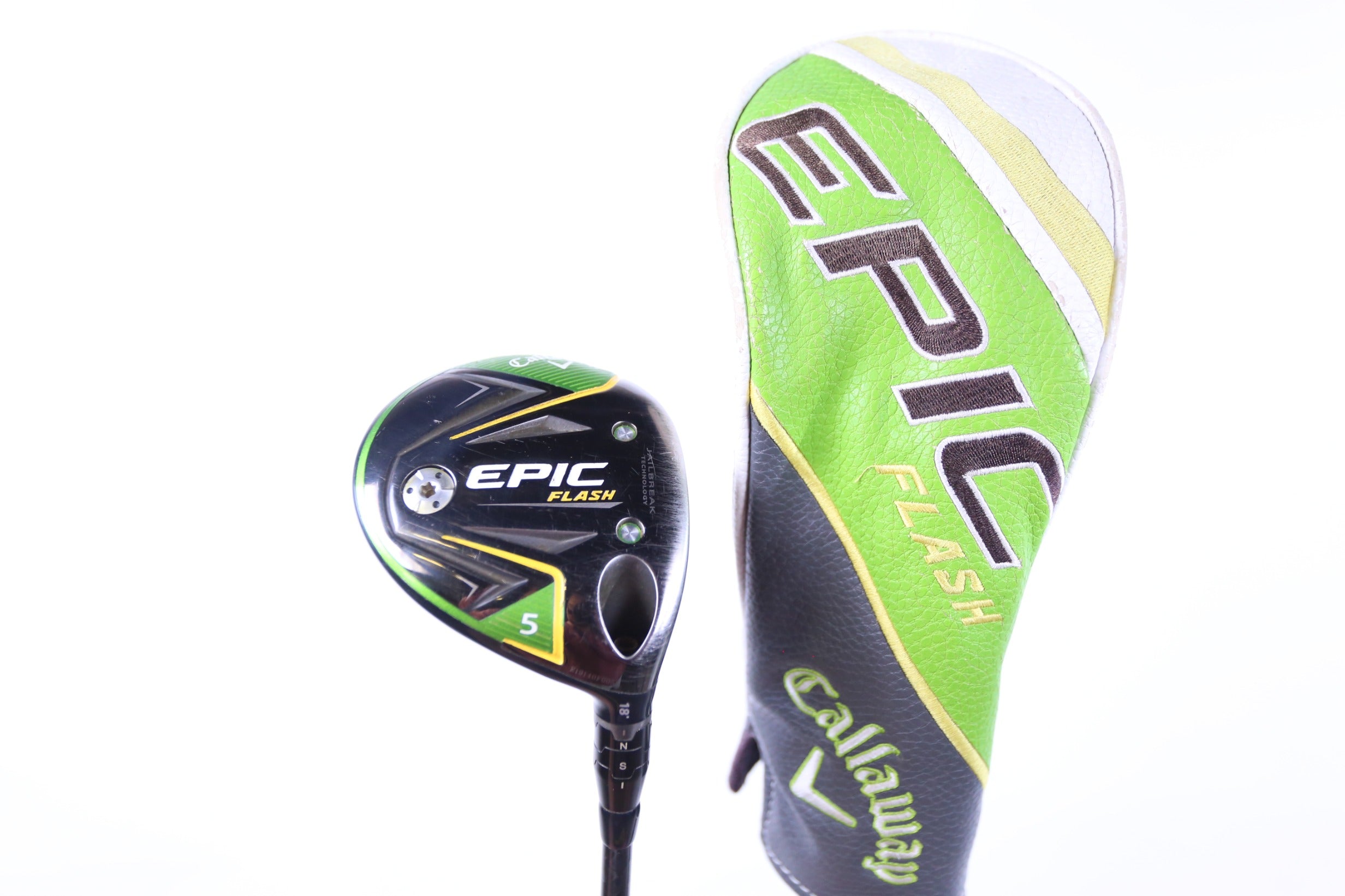 Used Callaway Epic Flash 5 Wood Golf Club - Right Handed 18° Senior Flex | Perfect for Senior Golfers & High Handicap Players | Ideal for Fairway Shots & Long Approaches