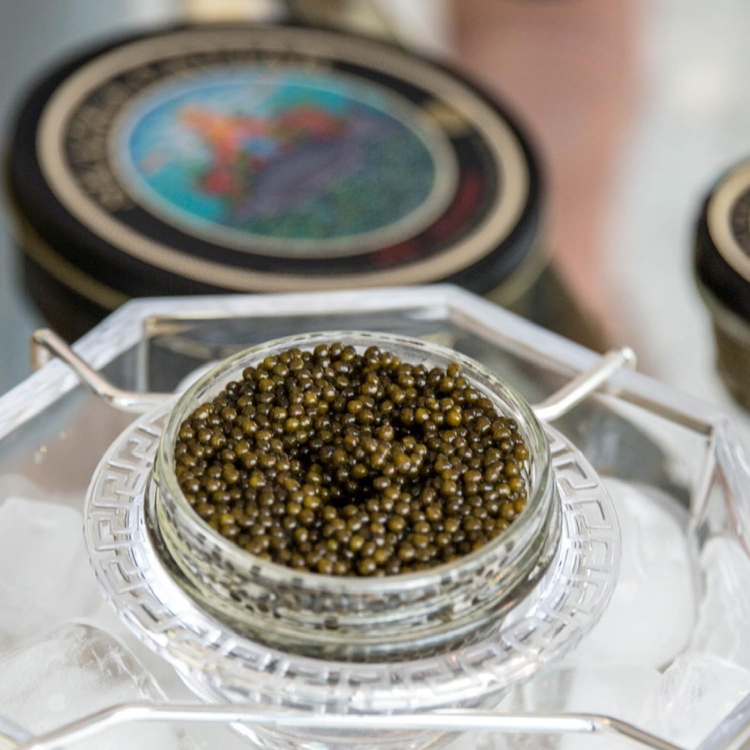 Premium Kaluga, Osetra & Amur Sturgeon Caviar Gift Set (1oz Each) with Pearl Spoon, Blini & Crème – Gourmet Food Gift for Special Occasions – Perfect for Weddings, Anniversaries & Luxury Gifting – Free Overnight Shipping
